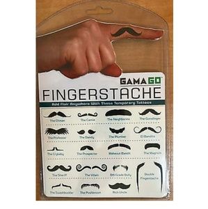 Fingerstache!!😜